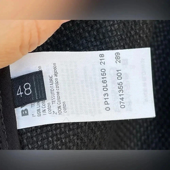 Les Copains Made In Italy linen blend blazer  48/12 - Picture 14 of 15